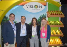 The team of Vision Import Group: Ronnie Cohen, George Uribe, Angela Aronica and Lindsay Love.
